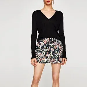 Zara Multicolor Floral Zara Shorts (NWT)