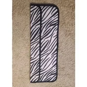 Zebra Print Curling Iron Holder Flat Iron Case Women's