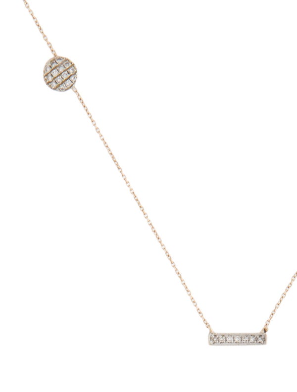 Dana Rebecca Designs 14K Diamond Sylvie Bar Station Necklace