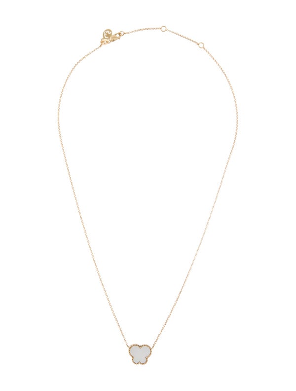 Effy Jewelry 14K Mother Of Pearl Butterfly Necklace