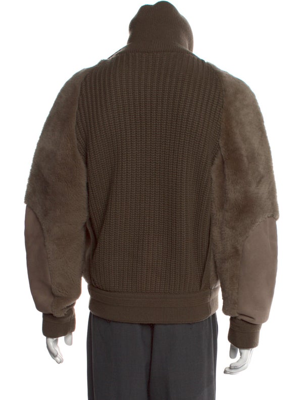Ermenegildo Zegna Couture 2018 Shearling Logo Pullover