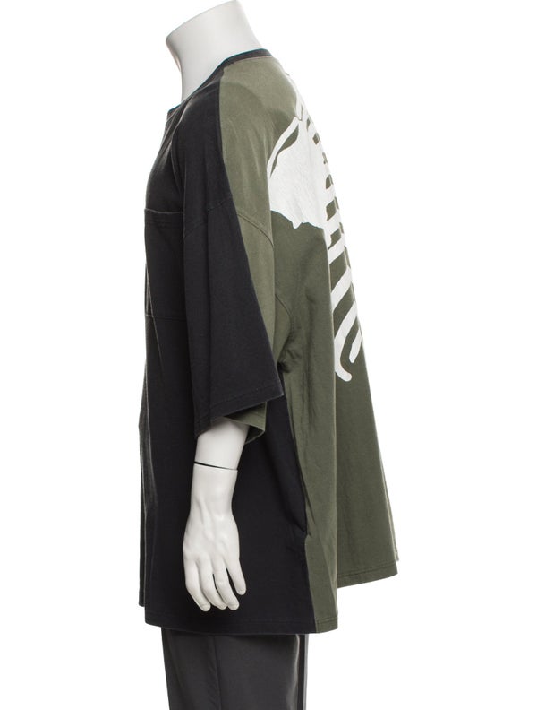 Kapital Kountry 2Tone Big Pocket Bone Crew Neck T-Shirt W/ Tags