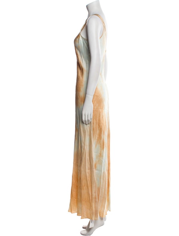 A.L.C. Tie-Dye Print Long Dress