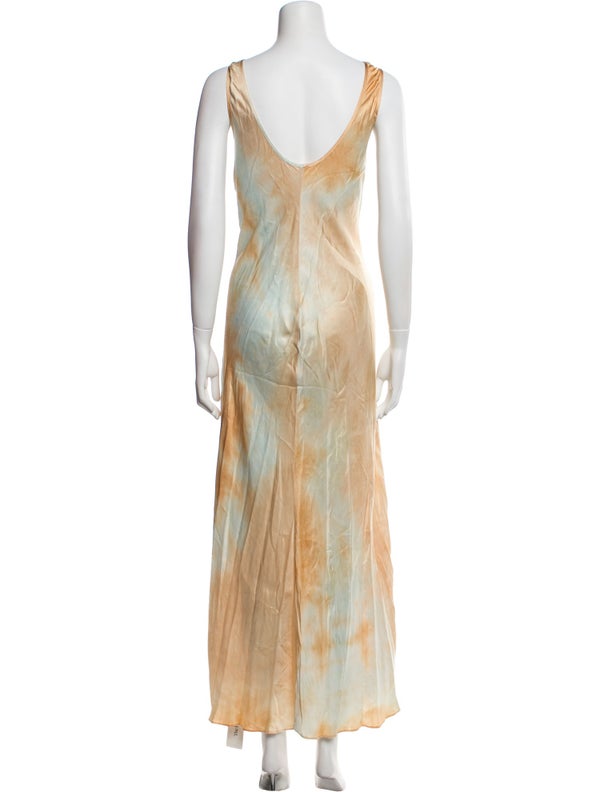 A.L.C. Tie-Dye Print Long Dress