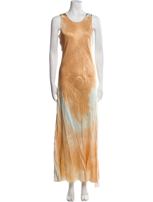 A.L.C. Tie-Dye Print Long Dress