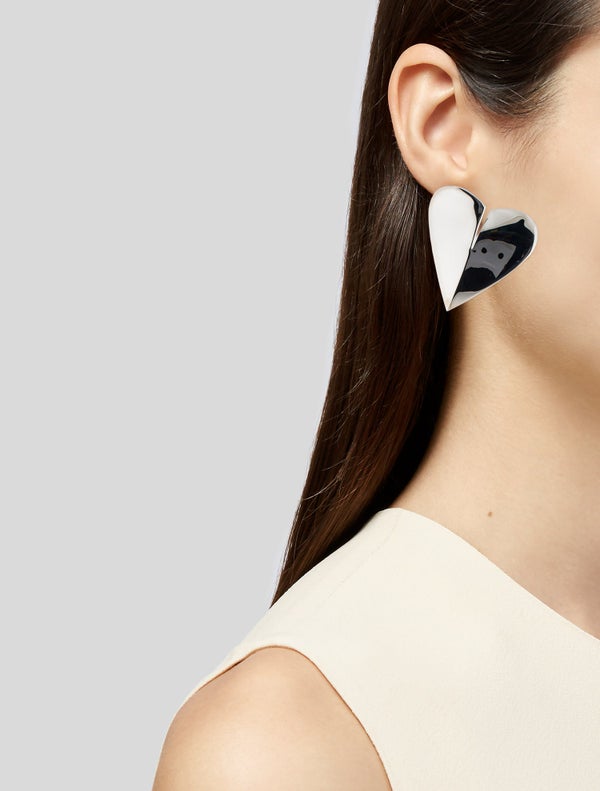Alaïa Le Coeur Torn Earrings