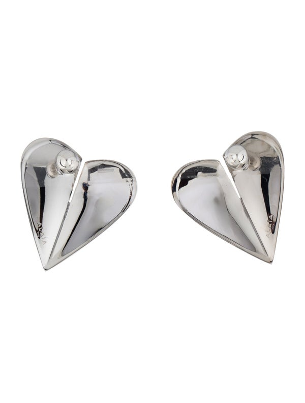 Alaïa Le Coeur Torn Earrings