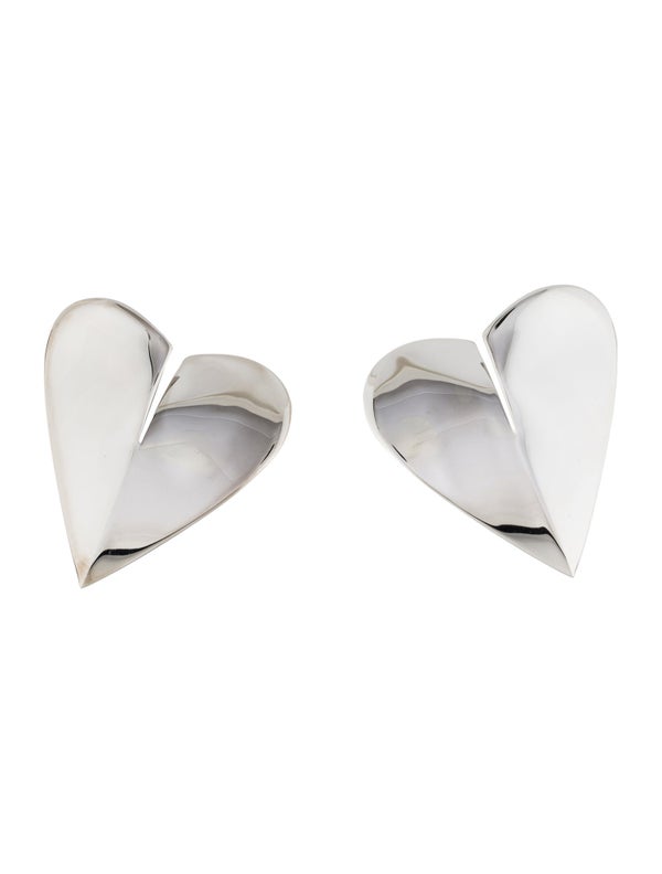 Alaïa Le Coeur Torn Earrings