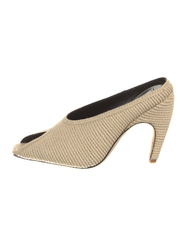 Alaïa Raffia Braided Accents Pumps