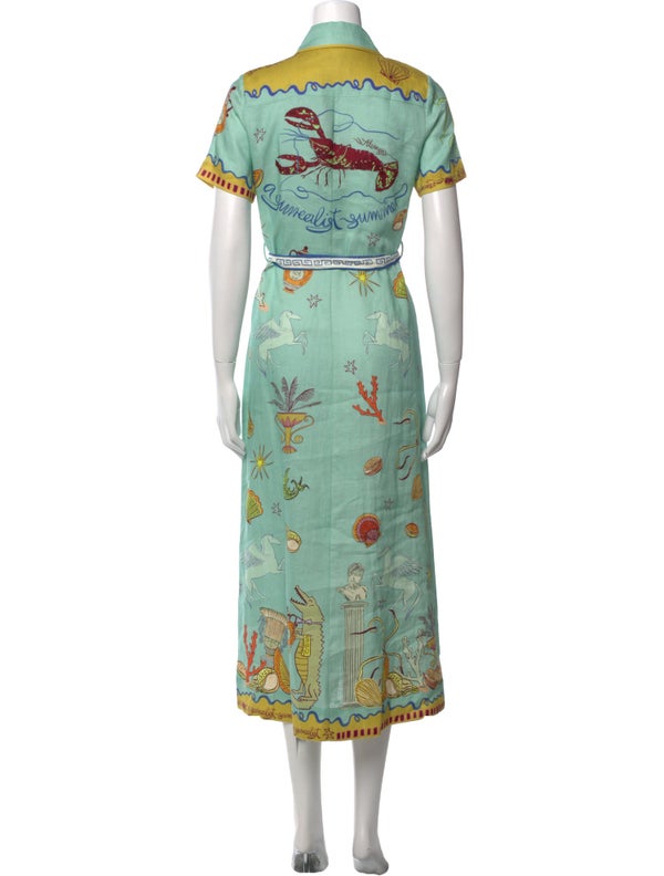 ALÉMAIS Linen Long Dress W/ Tags