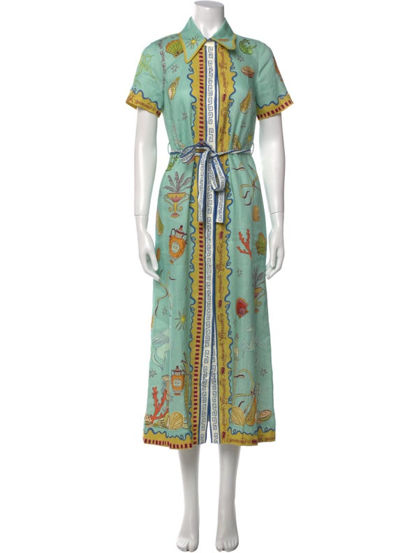 ALÉMAIS Linen Long Dress W/ Tags