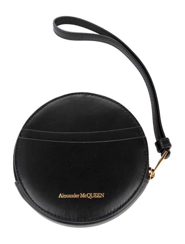 Alexander McQueen Leather Printed Wristlet