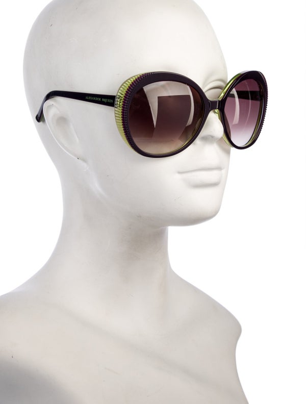 Alexander McQueen Oversize Gradient Sunglasses