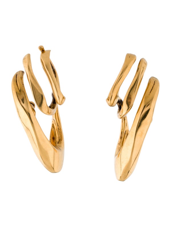 Alexander McQueen Scultered Drop Earrings