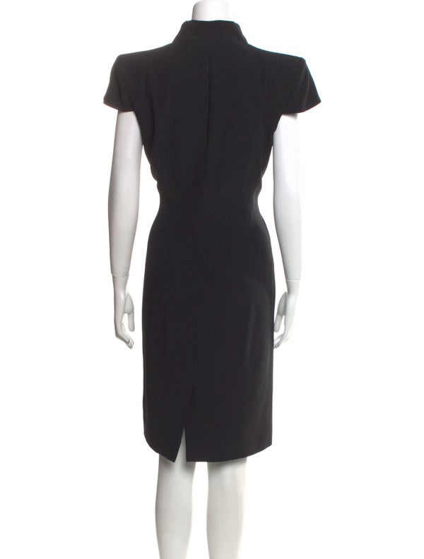 Alexander McQueen V-Neck Midi Length Dress