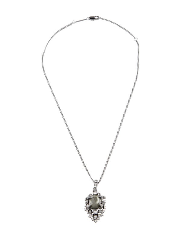 Alexis Bittar Crystal Pendant Necklace