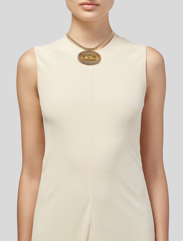 Alexis Bittar Lucite Pendant Rope Necklace