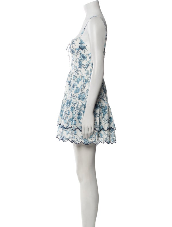 Alice + Olivia Floral Print Mini Dress