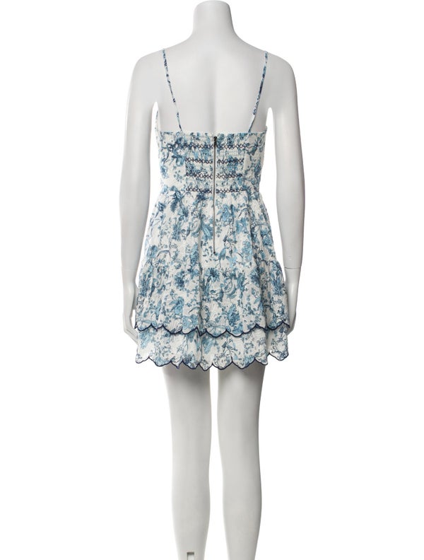 Alice + Olivia Floral Print Mini Dress