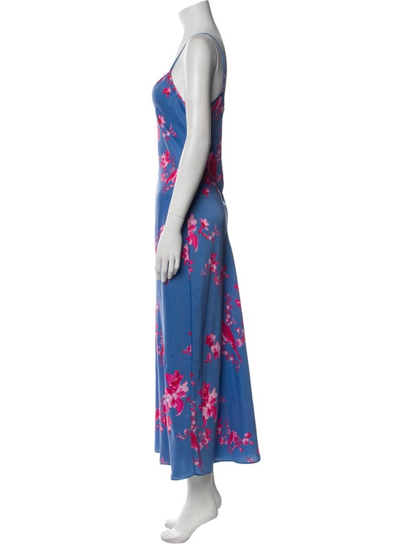 AllSaints Floral Print Long Dress
