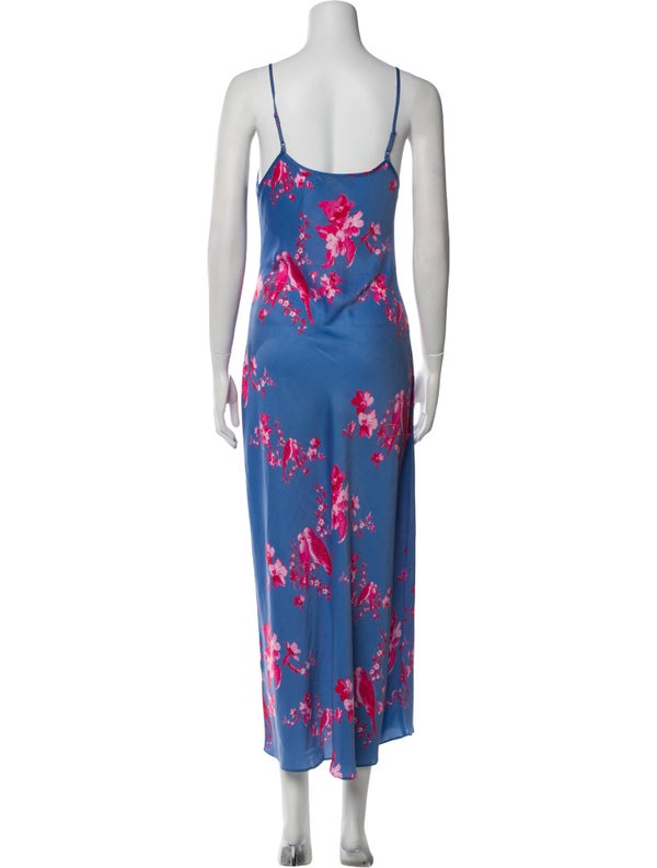 AllSaints Floral Print Long Dress