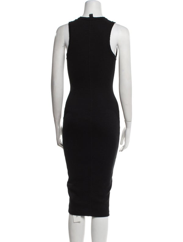 AllSaints Scoop Neck Midi Length Dress