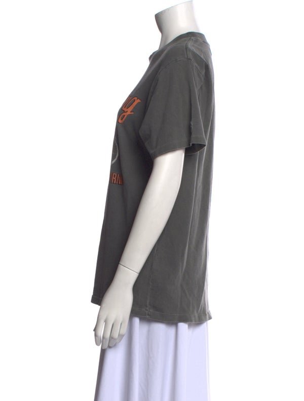 Anine Bing Graphic Print Crew Neck T-Shirt