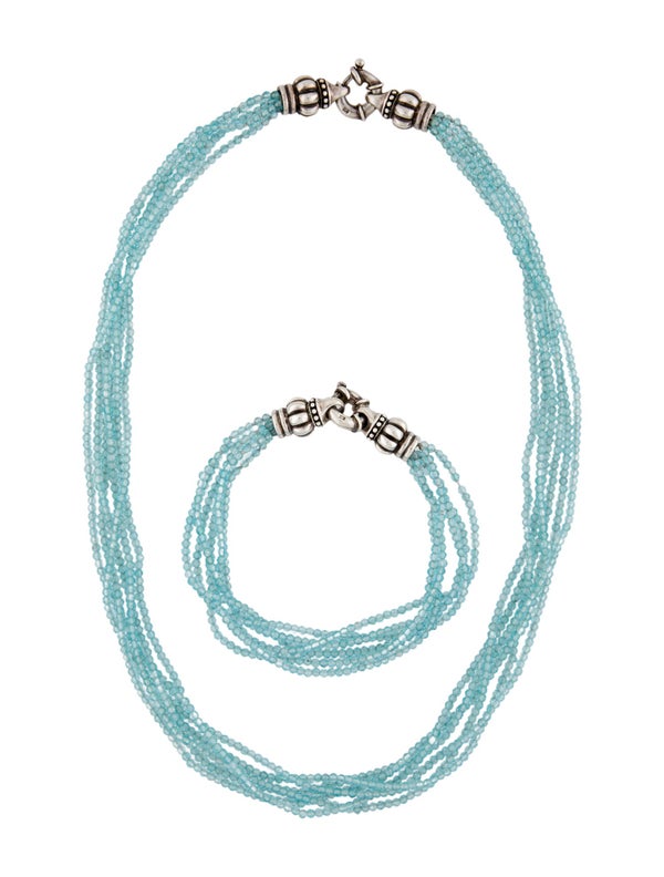 Lagos Apatite Multi-Strand Convertible Bead Strand Necklace