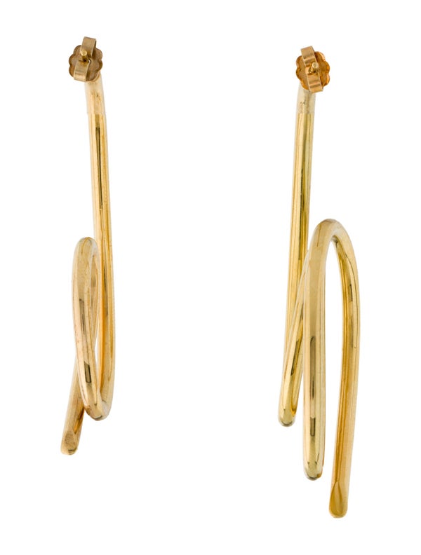 Joanna Laura Constantine Asymmetrical Knot Drop Earrings