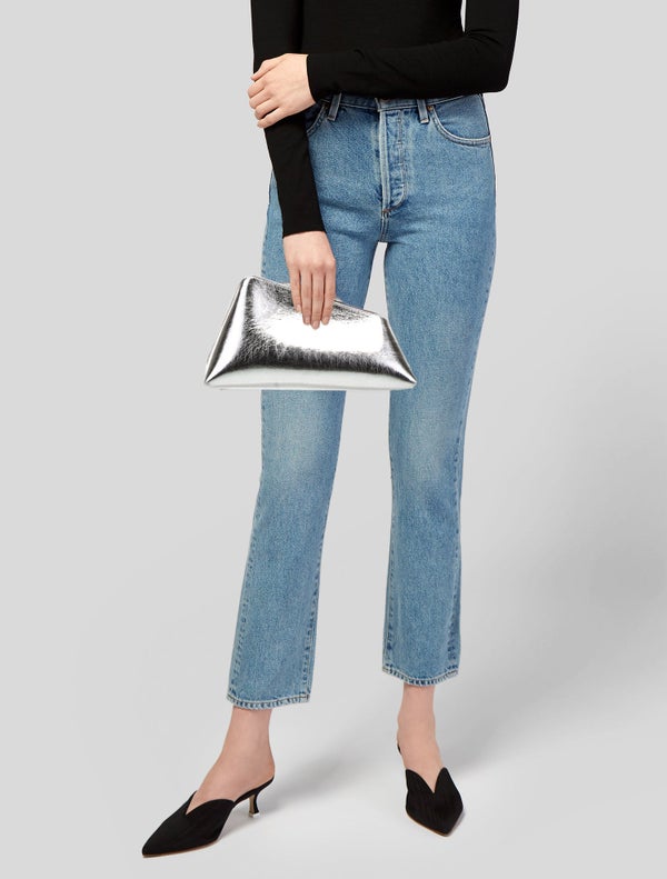 Attico Leather Clutch