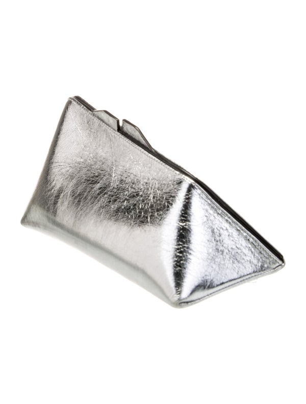 Attico Leather Clutch