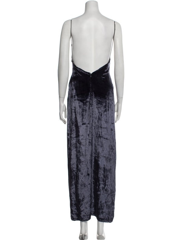 Baja East Tie-Dye Print Long Dress