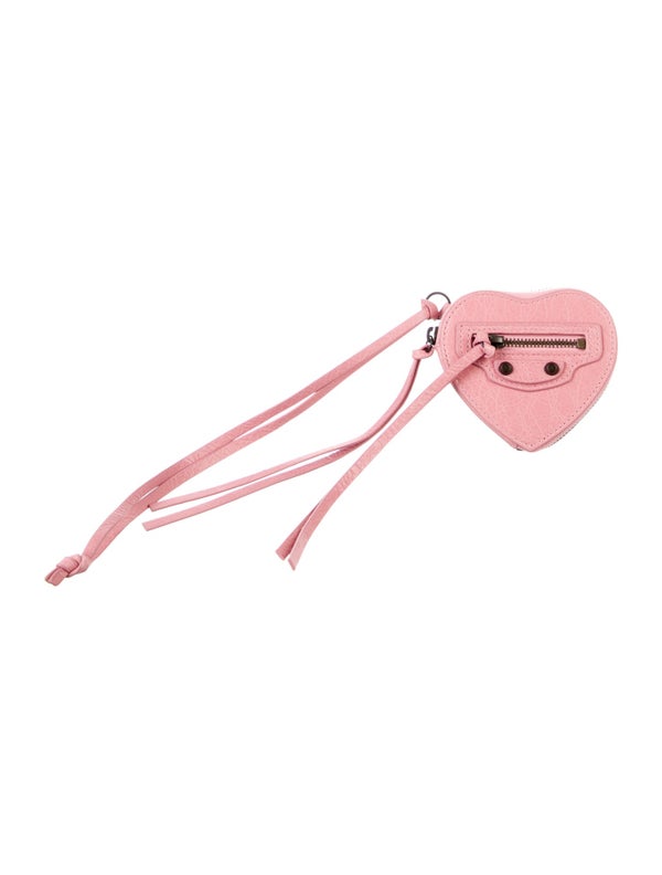 Balenciaga Heart Leather Coin Pouch