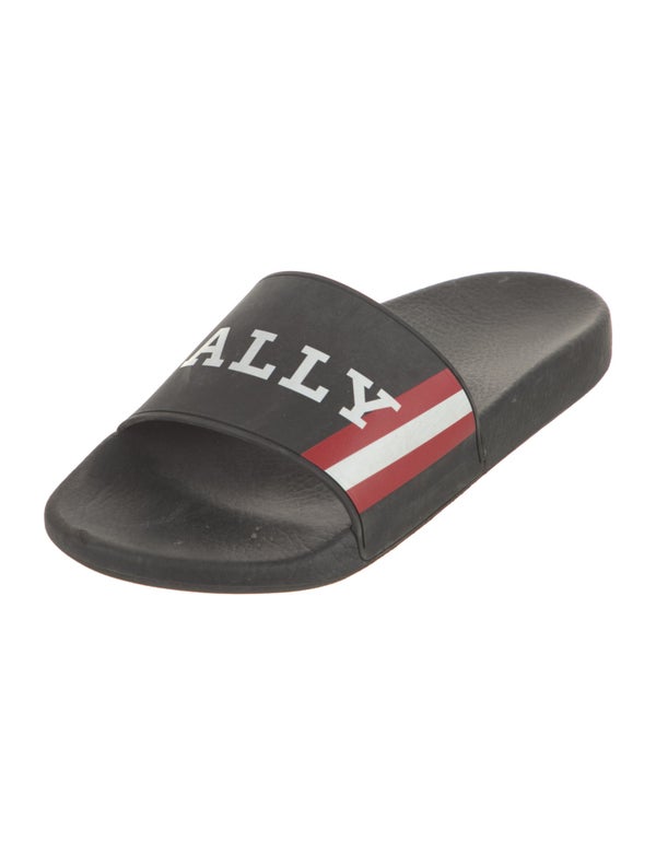 Bally Rubber Graphic Print Slides