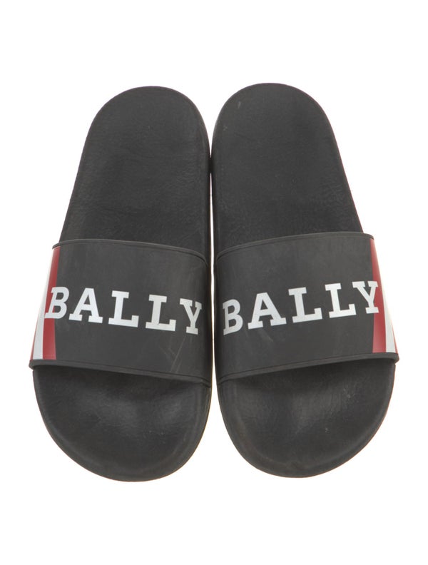 Bally Rubber Graphic Print Slides