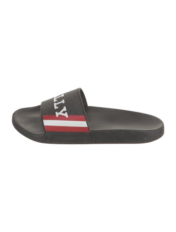 Bally Rubber Graphic Print Slides