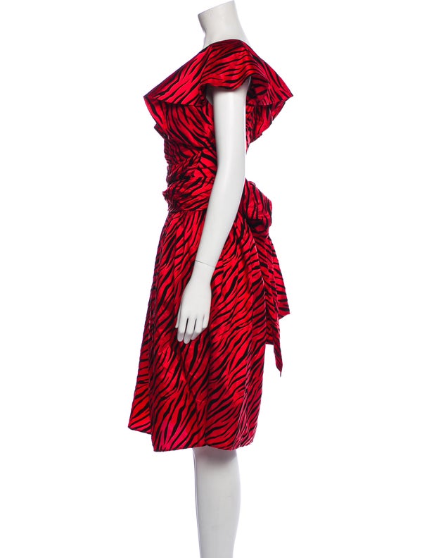 Batsheva Printed Knee-Length Dress