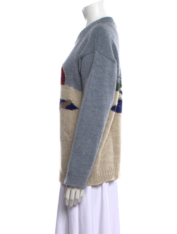 BODE Wool Graphic Print Sweater