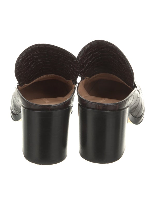 Bottega Veneta Embossed Leather Mules