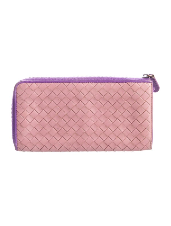 Bottega Veneta Intrecciato Weave Leather Wallet