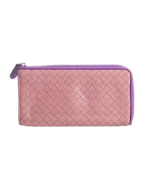 Bottega Veneta Intrecciato Weave Leather Wallet