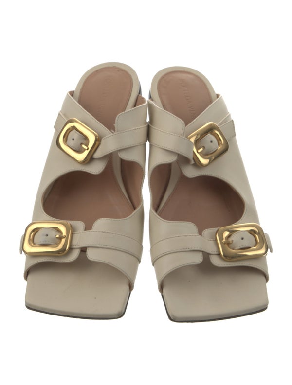 Bottega Veneta Leather Slides