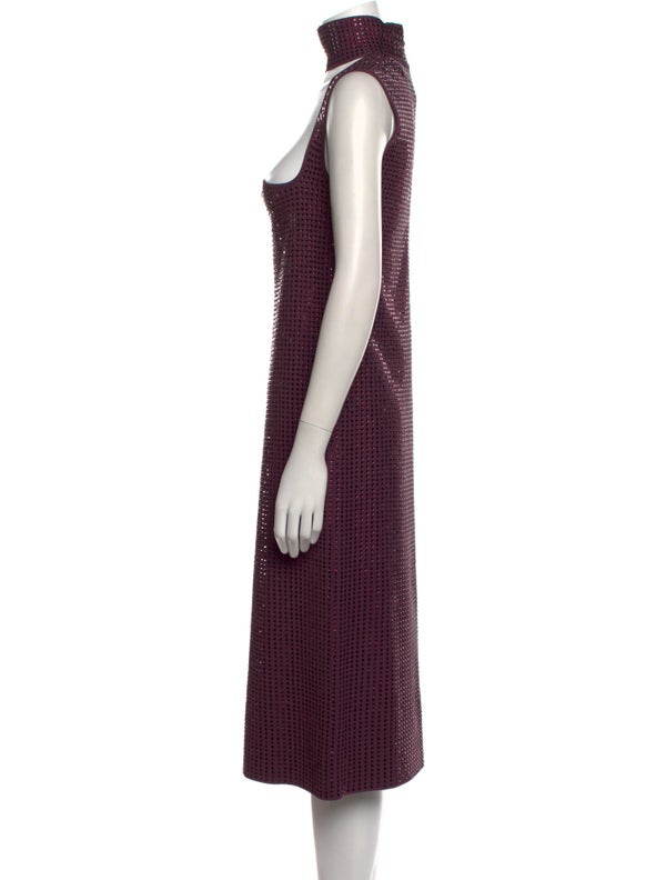 Bottega Veneta Patterned Midi Length Dress