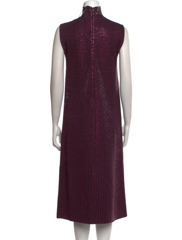 Bottega Veneta Patterned Midi Length Dress