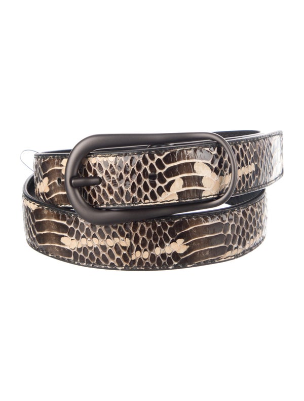Bottega Veneta Skinny Leather Waist Belt