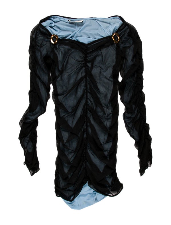 Bottega Veneta Square Neckline Long Sleeve Tunic