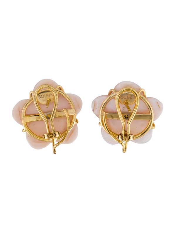 Bounkit Mother Of Pearl Matilda Stud Earrings