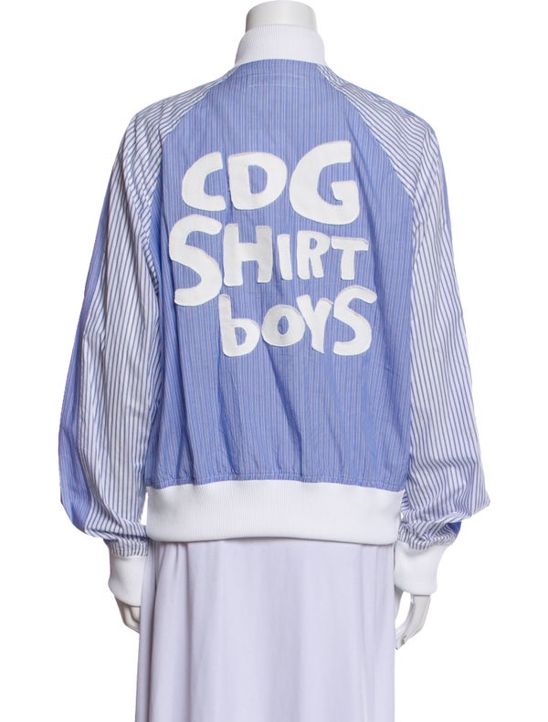 Comme Des Garçons SHIRT Boys Boys Striped Bomber Jacket