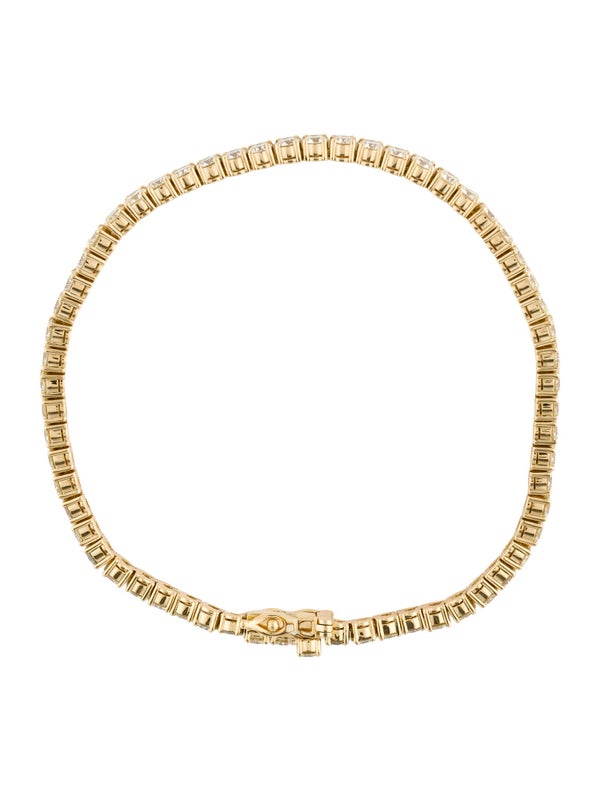 Bracelet 18K 6.37ctw Diamond Tennis Bracelet