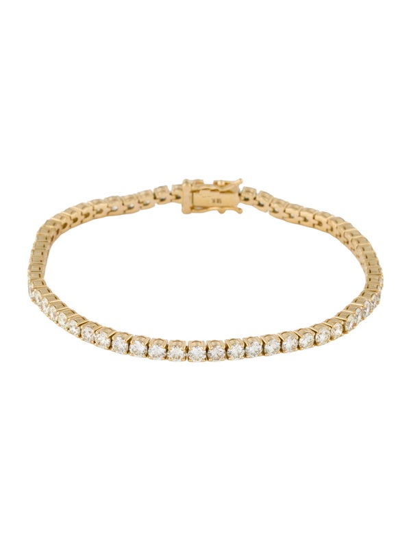 Bracelet 18K 6.37ctw Diamond Tennis Bracelet